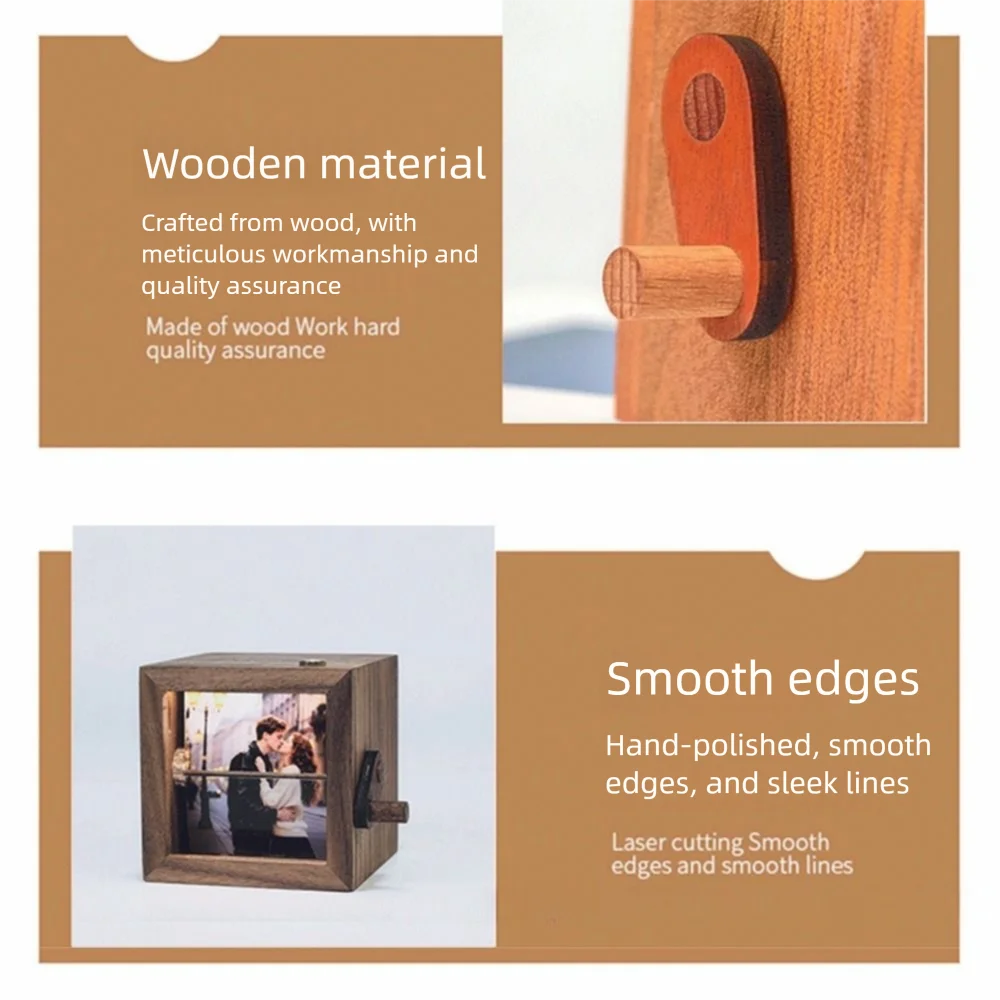 SpinStory  wooden photo box
